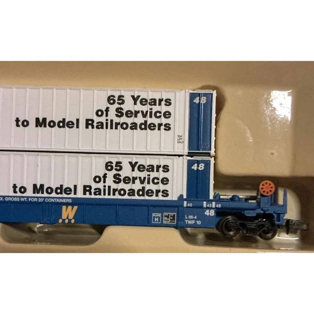 Walthers N Scale 949-2 SA Double Stack Container‎ Flat Car 193297